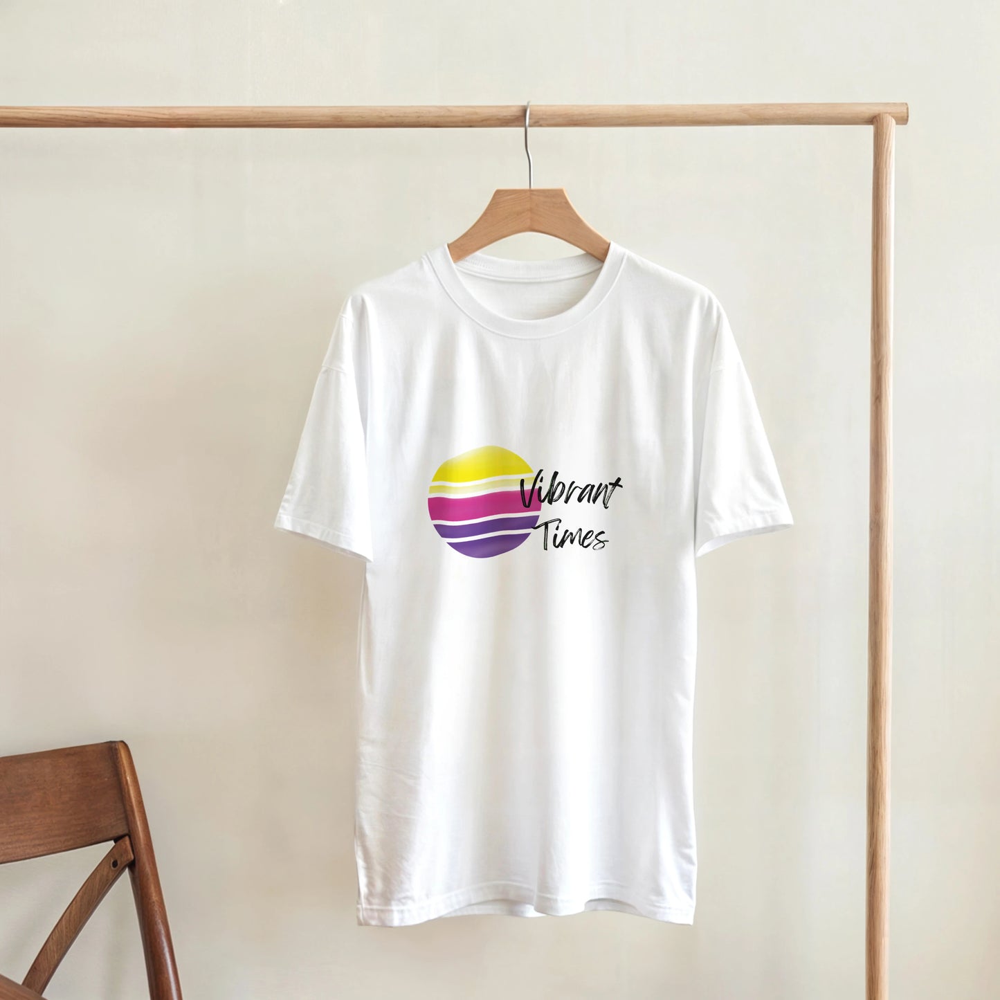 Vibrant Times Heavyweight Unisex Crewneck T-shirt