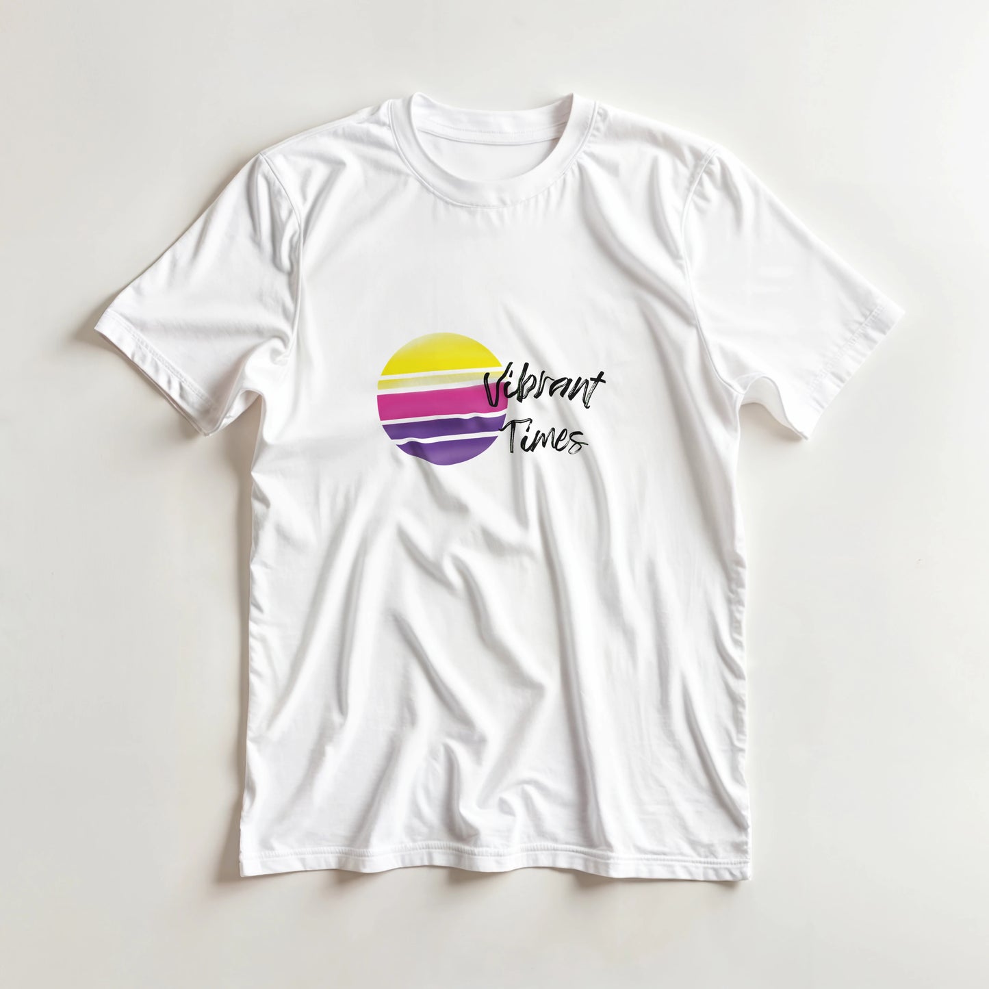 Vibrant Times Heavyweight Unisex Crewneck T-shirt